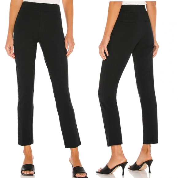 SPANX PerfectFit Ponte Slim Straight Pant in Black - Picture 1 of 8
